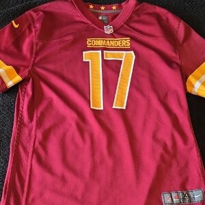Nike Red and Yellow Commanders Kids Jersey